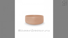 Кремовая раковина Bull из архитектурного бетона Concrete Peach РОССИЯ 039812011 для ванной комнаты_1