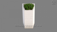 Садовая клумба Lastour из белого декоративного бетона White C1 для цветов 407761901_1