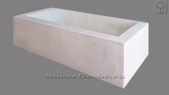 Дизайнерская ванна Cento M5 из архитектурного бетона White C1 013761955_1