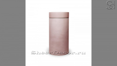 Напольная раковина на пьедестале Jenna M11 из розового бетона Concrete Coral РОССИЯ 1268211711 для ванной комнаты_1