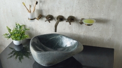 Мойка в ванную Piedra M432 из речного камня  Verde ИНДОНЕЗИЯ 00503011432_2