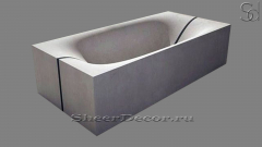 Дизайнерская ванна Cento M6 из архитектурного бетона Grey C6 013344956_1