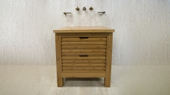 Деревянная тумбочка под раковину Fran из бамбука Golden Bamboo 190600051_2