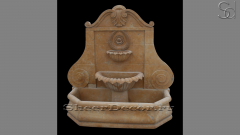 Каменный фонтан бежевого цвета Nica Elegante из натурального травертина сорта Classico Romano 1010040412_1