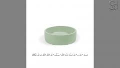 Зеленая раковина Kale M9 из архитектурного бетона Concrete Menthol РОССИЯ 019810119 для ванной комнаты_1
