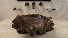 Кованая раковина Djet из бронзы Bronze ИНДОНЕЗИЯ 288300411 для ванной_1