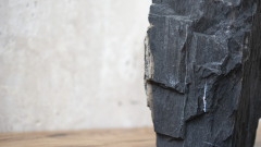 Каменная дозатор нестандартной формы Obsesse из черного дерева Petrified Blackwood_2