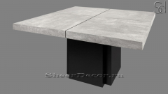 Стол Gino Classic из декоративного бетона Grey C6 серый 834344942_1