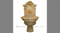 Мраморный питьевой фонтанчик коричневого цвета Gustino Bocciolo из камня сорта Rosso Sole 0861131523_2