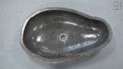 Раковина для ванной комнаты Piedra M15 из речного камня  Gris ИНДОНЕЗИЯ 0050451115_1