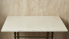 Мраморная столешница прямоугольной формы RecTop из белого камня White Marfil_5