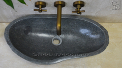 Раковина для ванной комнаты Piedra M16 из речного камня  Gris ИНДОНЕЗИЯ 0050451116_1