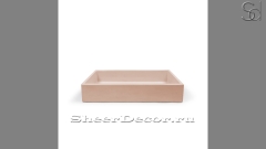 Розовая раковина Nina из архитектурного архитектурного Concrete Coral РОССИЯ 021821111 для ванной комнаты_1