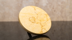 Крышка донного слива Cap PL бежевого цвета из мрамора Galala Beige 250094141_4