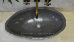 Раковина для ванной комнаты Piedra M17 из речного камня  Gris ИНДОНЕЗИЯ 0050451117_1