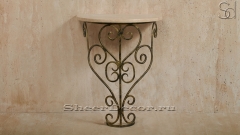 Кованая подставка для раковины Neha из кованой стали Black Gold patina 564503121_1