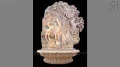 Мраморный питьевой фонтанчик бежевого цвета Gustino Aironi из камня сорта Jura Beige 0860629526_2