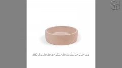 Накладная раковина Kale M9 из розового бетона Concrete Coral РОССИЯ 019821119 для ванной комнаты_1