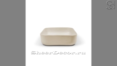 Бежевая раковина Olivia из архитектурного архитектурного Concrete Beige РОССИЯ 117847111 для ванной комнаты_1