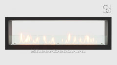 Биотопка для камина Lux Fire ВБКС 1710 М из жаропрочной стали металлический_1