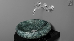 Мраморная раковина Ronda из зеленого камня Dark Green ИТАЛИЯ 003013111 для ванной комнаты_2