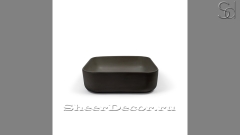 Черная раковина Olivia из архитектурного архитектурного Concrete Black РОССИЯ 117400111 для ванной комнаты_1