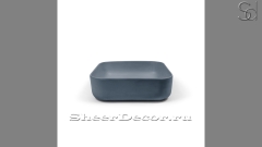 Синяя раковина Olivia из архитектурного архитектурного Concrete Blue РОССИЯ 117476111 для ванной комнаты_1