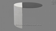 Стол Saliz Standard из декоративного бетона Grey C6 серый 105344941_1