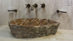 Накладная раковина для ванной Hector из терраццо Terrazzo Brown_1