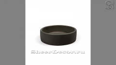 Черная раковина Kale M14 из архитектурного бетона Concrete Black РОССИЯ 0194001114 для ванной комнаты_1