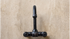 Настенный смеситель для раковины Jeos с черненой фактурой из латуни сорта Black Brass ИНДОНЕЗИЯ 409401601_4