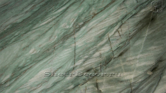 Напольная плитка и слэбы из натурального кварцита  Smeraldit зеленого цвета_1