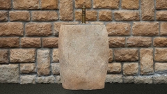 Мойка в ванную Piedra M556 из речного камня  Beige ИНДОНЕЗИЯ 00501117556_1