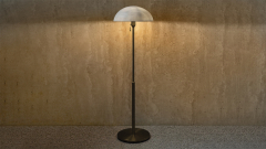Мраморный настольный светильник Orbit 4015 Floor Kern из камня Snow Crystal в сборе _1