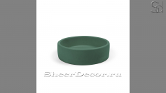 Зеленая раковина Kale M14 из архитектурного бетона Concrete Green РОССИЯ 0197621114 для ванной комнаты_1
