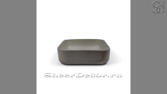 Серая раковина Olivia из архитектурного архитектурного Concrete Graphite РОССИЯ 117357111 для ванной комнаты_1