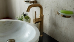 смеситель для раковины Till из латуни сорта Brass Brushed ИНДИЯ 672353101_1