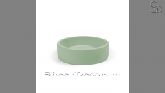 Зеленая раковина Kale M14 из архитектурного бетона Concrete Menthol РОССИЯ 0198101114 для ванной комнаты_1