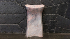 Мраморная раковина на пьедестале Sierra M9 из серого камня Emperador Grey ТУРЦИЯ 128076179 для ванной комнаты_1