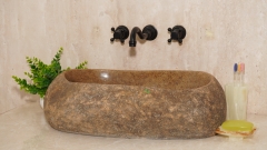 Раковина для ванной Piedra M457 из речного камня  Beige ИНДОНЕЗИЯ 00501111457_1