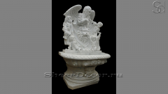 Каменный питьевой фонтанчик Patrizio Araldo из белого мрамора Bianco Grigio 0874629515_1
