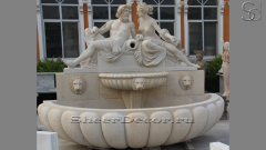 Каменный фонтан Nefel из белого мрамора Bianco Grigio 563462041_1