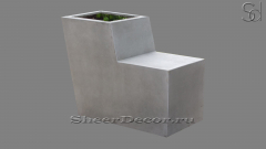 Садовая клумба Vetto из серого декоративного бетона Grey C3 для цветов 454341901_1