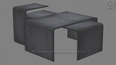 Стол Grande Standard из архитектурного бетона Concrete Black черный 108400941_1