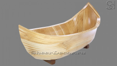 Дизайнерская ванна Boat из бамбука Bambusgelb 384406951 нестандартной формы_1