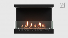 Биотопка для камина Lux Fire ВБКФ 640 S из жаропрочной стали металлический_2