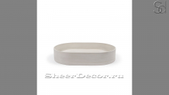 Накладная раковина Margo из белого бетона Concrete White РОССИЯ 100347111 для ванной комнаты_1