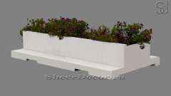Садовая клумба Abella из серого декоративного бетона Grey C6 для цветов 456344901_1