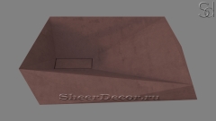Красная раковина Kira из архитектурного архитектурного Concrete Red РОССИЯ 020763911 для ванной комнаты_1