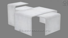Стол Grande Standard из декоративного бетона Grey C6 серый 108344941_1
